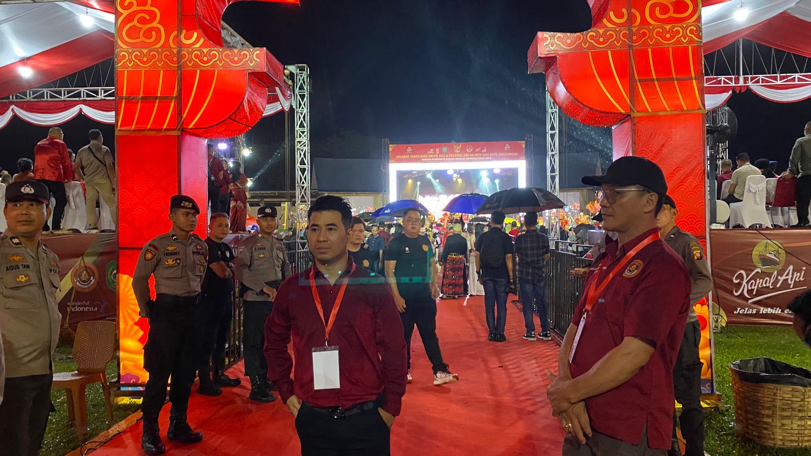 Polres Singkawang Lakukan Pengamanan Ketat pada Pembukaan Pentas Seni Budaya & Expo UMKM Imlek 2576