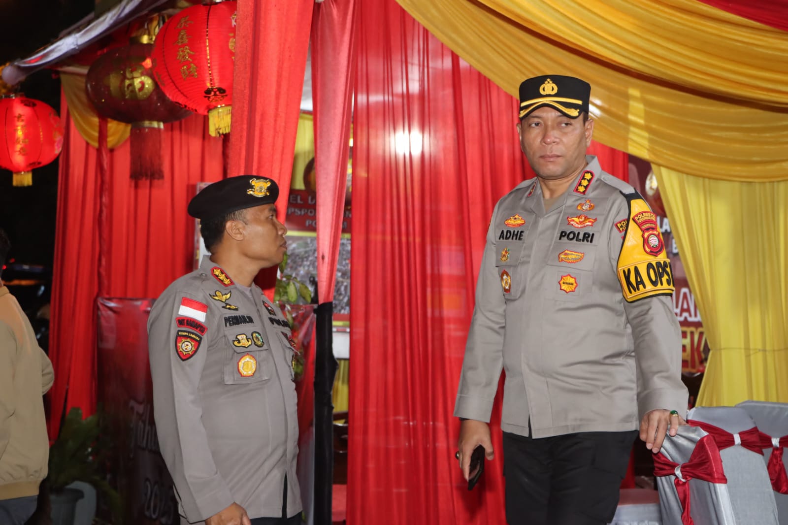 *Kapolresta Pontianak Bersama Forkopimda Pantau Situasi Malam Perayaan Tahun Baru Imlek 2025 di Kota Pontianak*