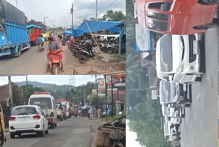 Sekitar Pasar Sibabangun Mengalami Macet Total Hingga Berjam-jam, Dì Setiap Hari Rabu 