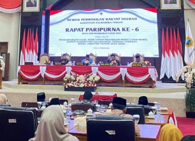 Pelantikan Segera, DPRD Halteng Tetapkan Kemenangan Sah IMS-ADIL