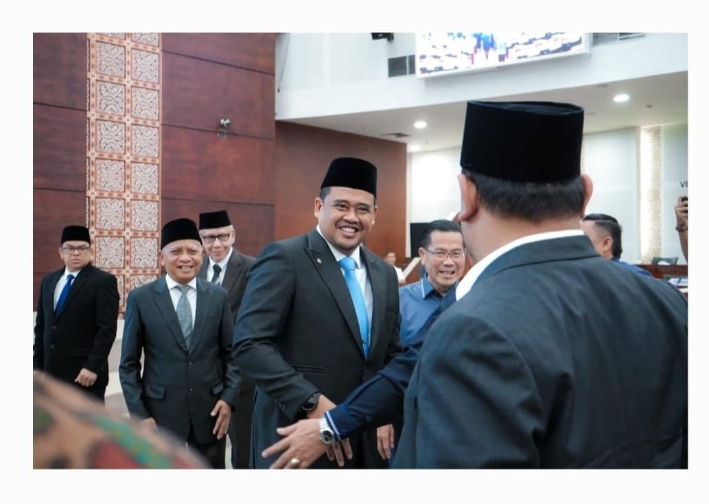 Paripurna DPRD Sumut: Bobby Nasution–Surya Sah Jadi Gubernur dan Wagub, Pelantikan Segera*