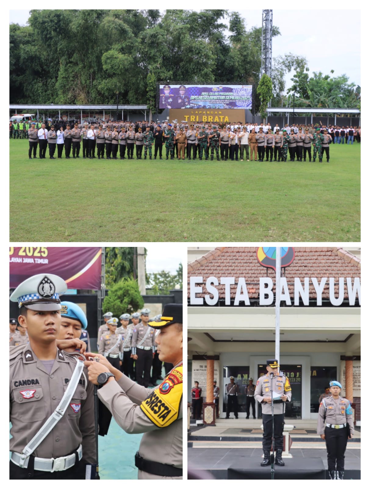 Kapolresta Banyuwangi Gelar Operasi Semeru Tekankan Tertib Minimalisir Angka Kecelakaan