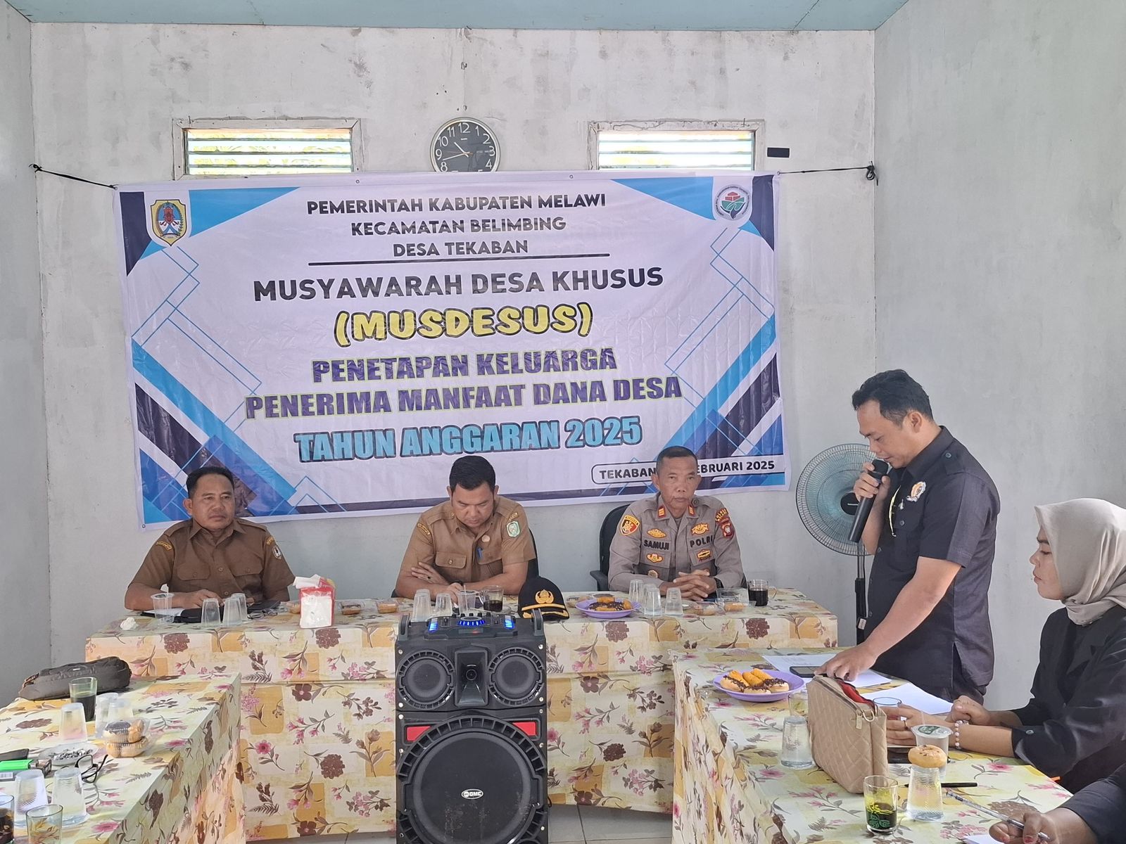 *Kapolsek Belimbing Hadiri Musdessus Desa Tekaban*
