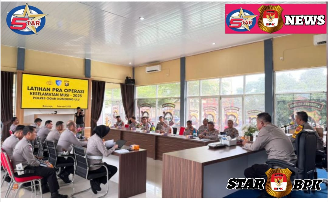 Polres OKU Gelar Latihan Pra Operasi Keselamatan Musi 2025