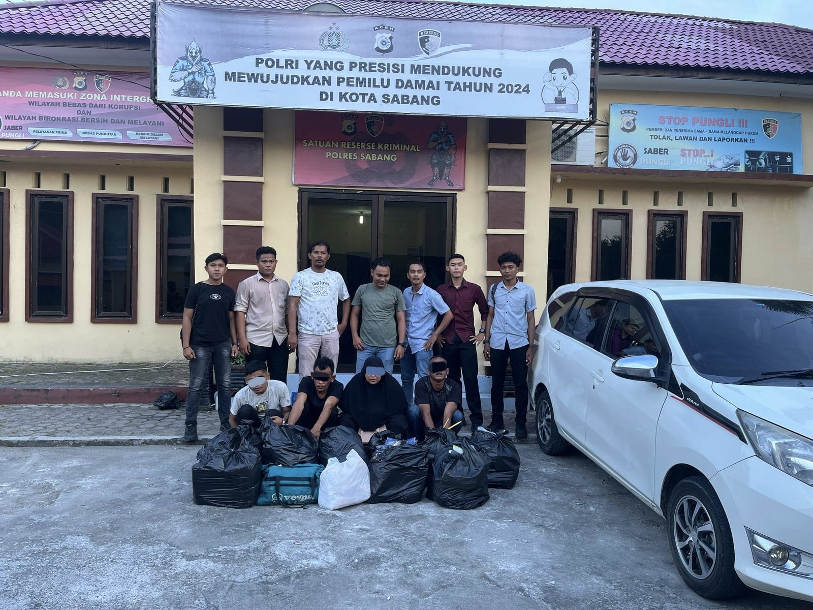 Amankan 4 Pelaku Tindak Pidana Pencurian, Salah Satunya Perempuan