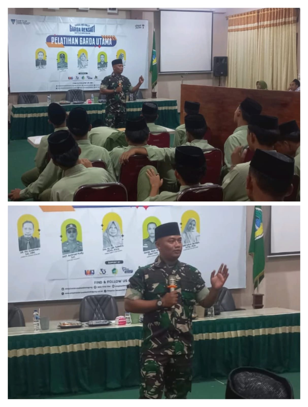 Babinsa Desa Karangdoro Berikan Edukasi Anti-Bullying kepada Siswa SMP Plus Darussalam Blokagung