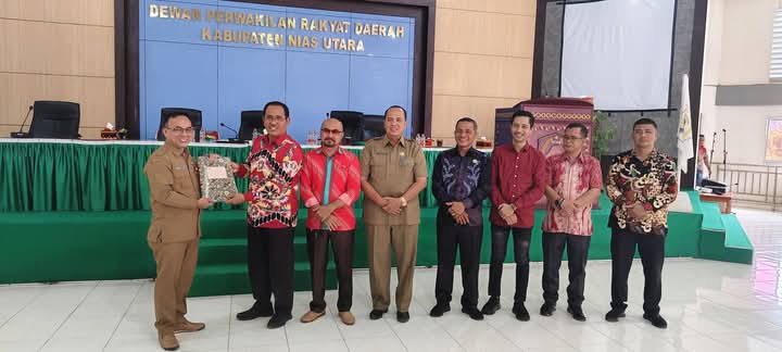 DPRD Nias Utara gelar rapat paripurna pokir RKPD tahun 2026.