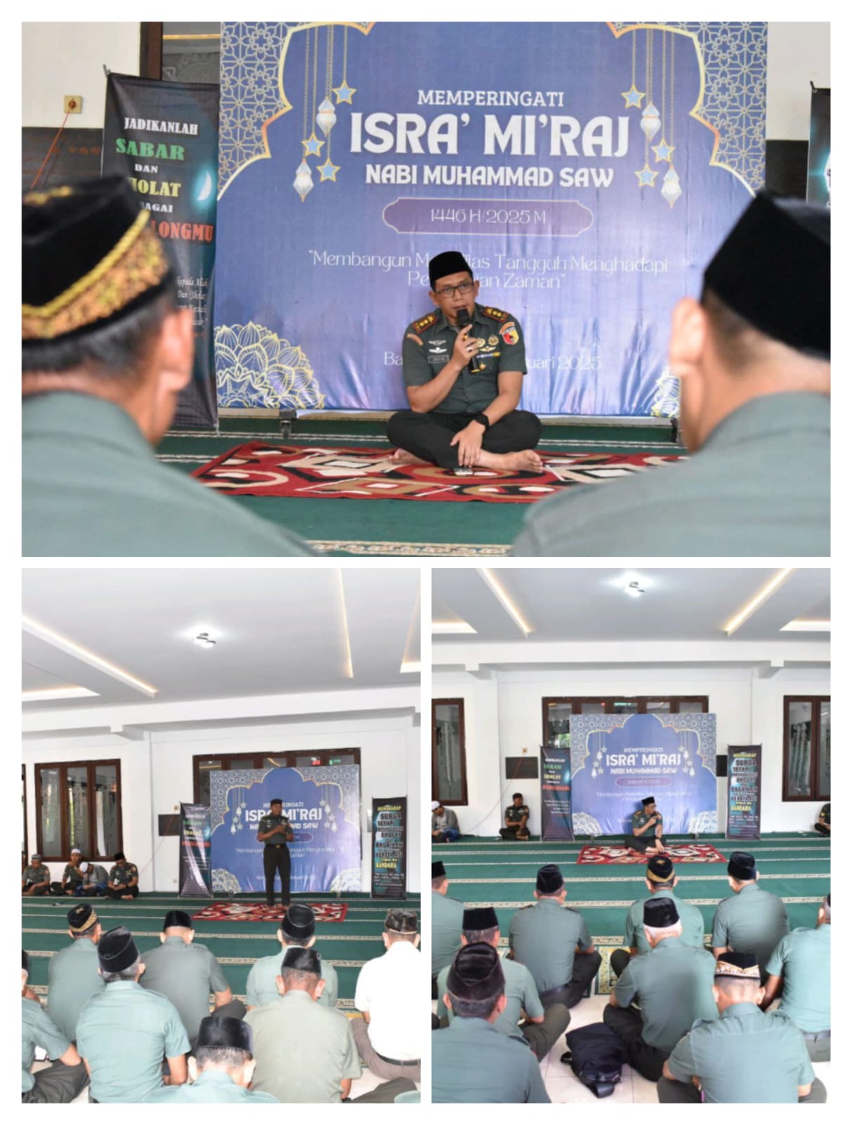 Bangun Mentalitas Tangguh Menghadapi Percepatan Zaman, Kodim 0825/Banyuwangi Peringati Isra Mi’raj Nabi Muhammad SAW 1446 H/2025 M