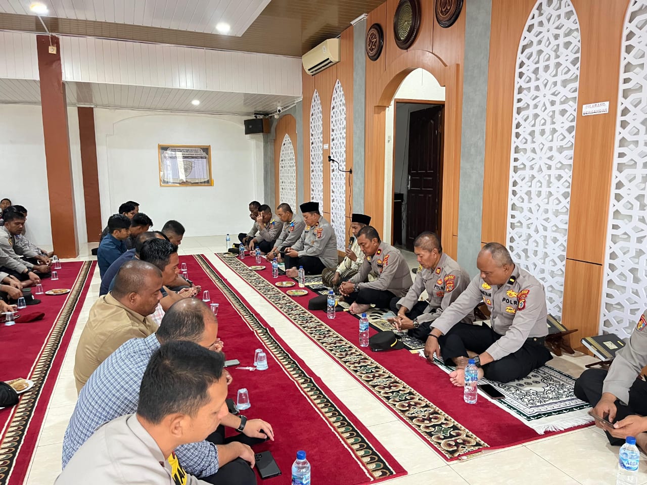 Polres Aceh Utara Gelar Tahlilan untuk Almarhum Abu Kuta Krueng