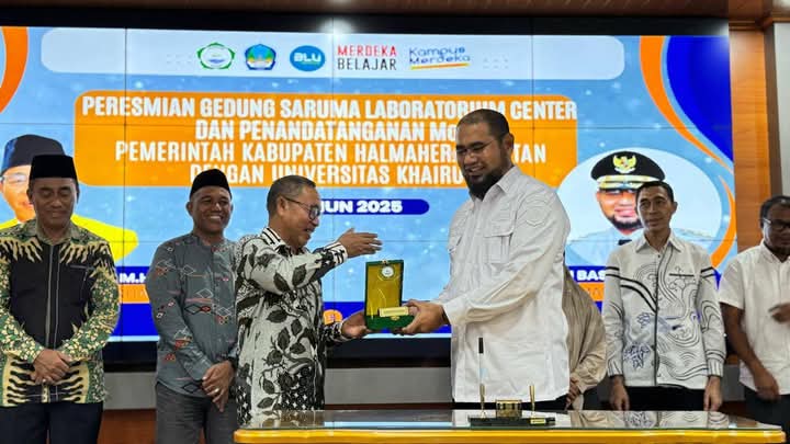 Peresmian Gedung Saruma di Unkhair, Bupati Bassam Tekankan Pentingnya Pendidikan