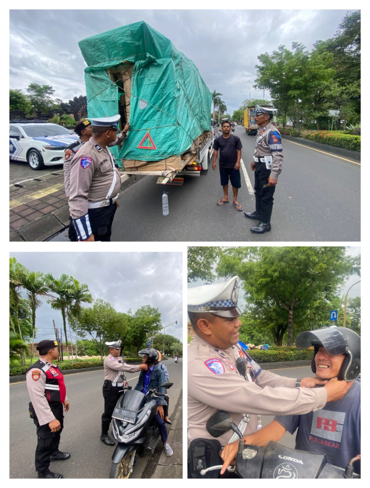 Satgas Gakkum Ops Keselamatan Agung 2025 Polres Jembrana Gelar Oprasi “Teguran Humanis dan Teguran Tertulis”