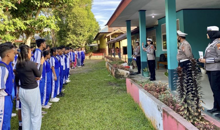 Satlantas Polres Halut Lagi, Edukasi Keselamatan untuk Siswa SMAN 5