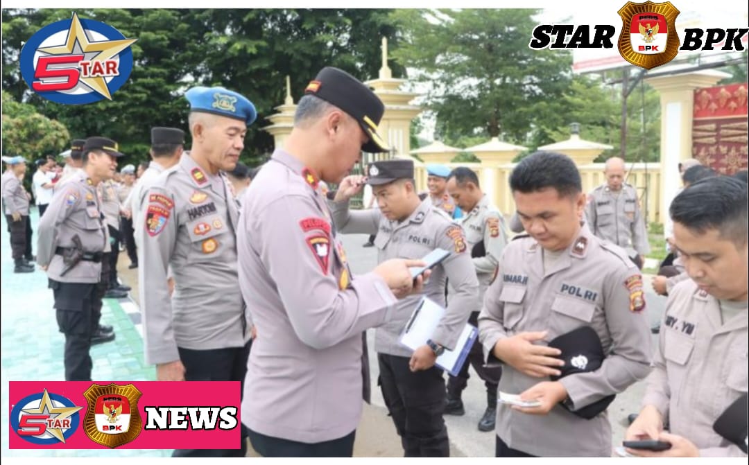 Sie Propam Polres Oku Laksanakan Gaktilpin Terhadap Personel Polres OKU