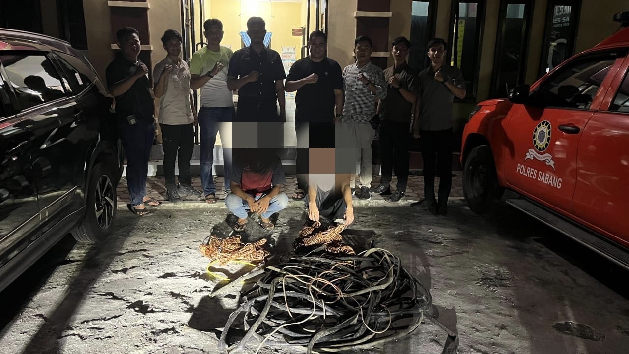 Polres Sabang Tangkap Dua Pelaku Tindak Pidana Pencurian