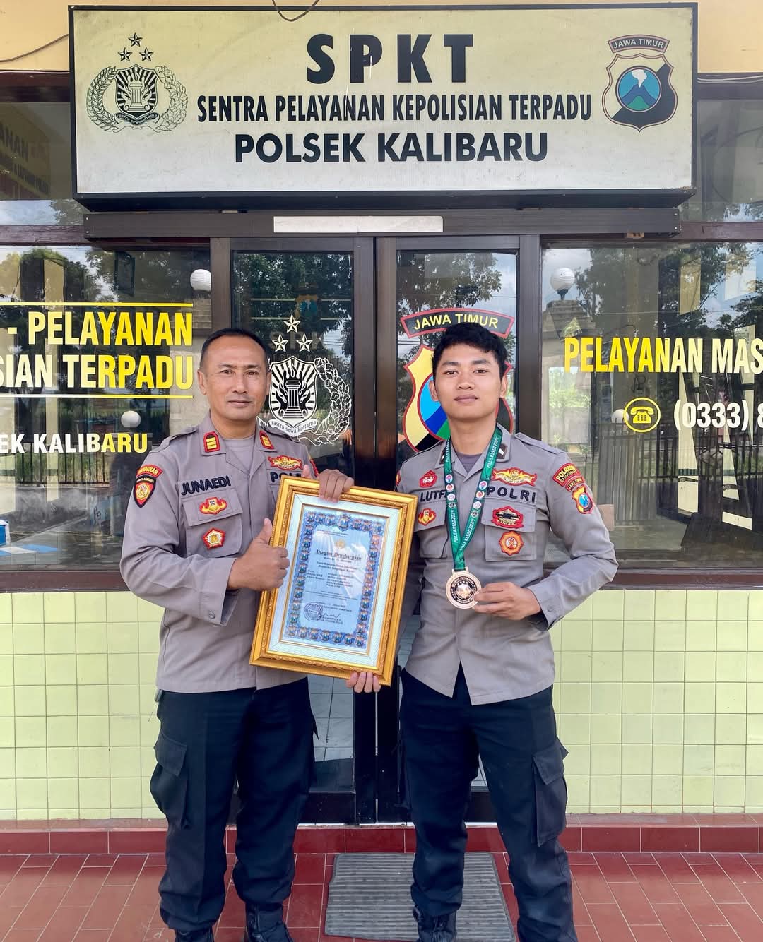Polsek Kalibaru Bangga, Anggota Raih Juara 3 Kejuaraan Nasional Pencak Silat