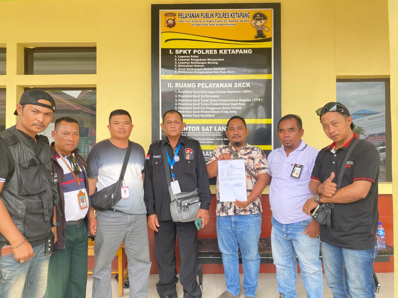 LSM Tindak Indonesia ,laporkan Pemilik LB3 Tanpa Izin   Ke Polres Ketapang