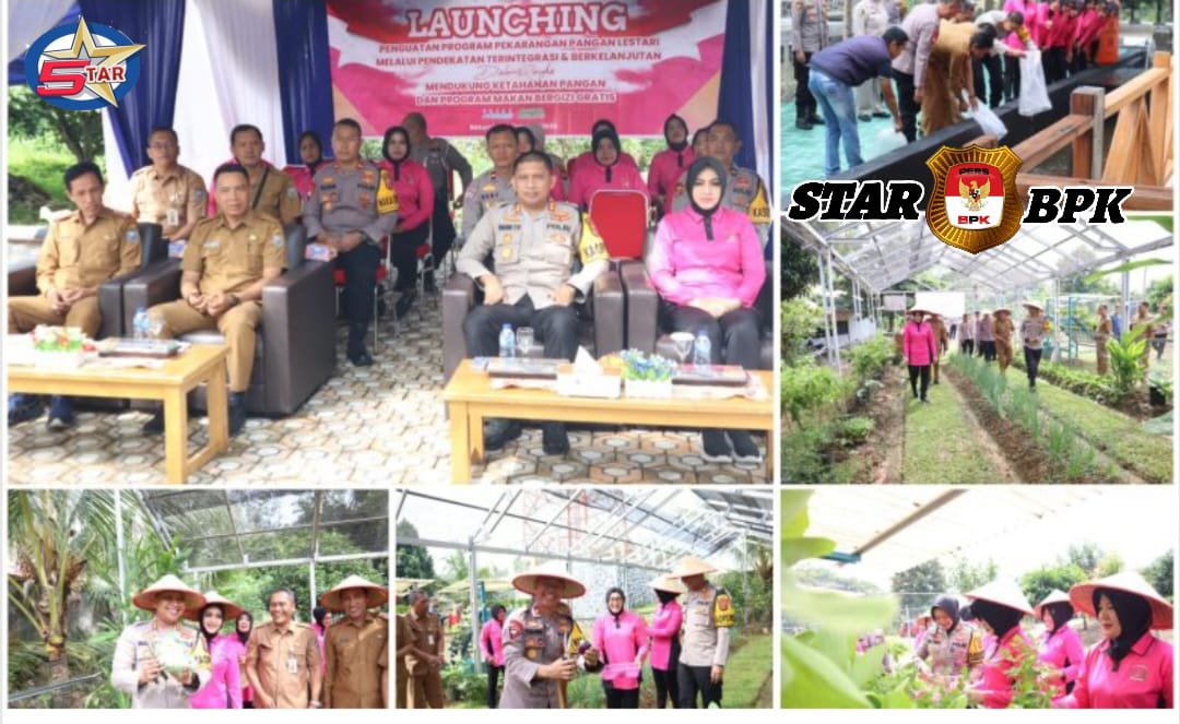 Kegiatan Launching Penguatan Program Pekarangan Pangan Lestari Melalui Pendekatan Terintegrasi dan Berkelanjutan Dalam Rangka Mendukung Ketahanan Pangan dan Program Makan Bergizi Gratis Polres Oku