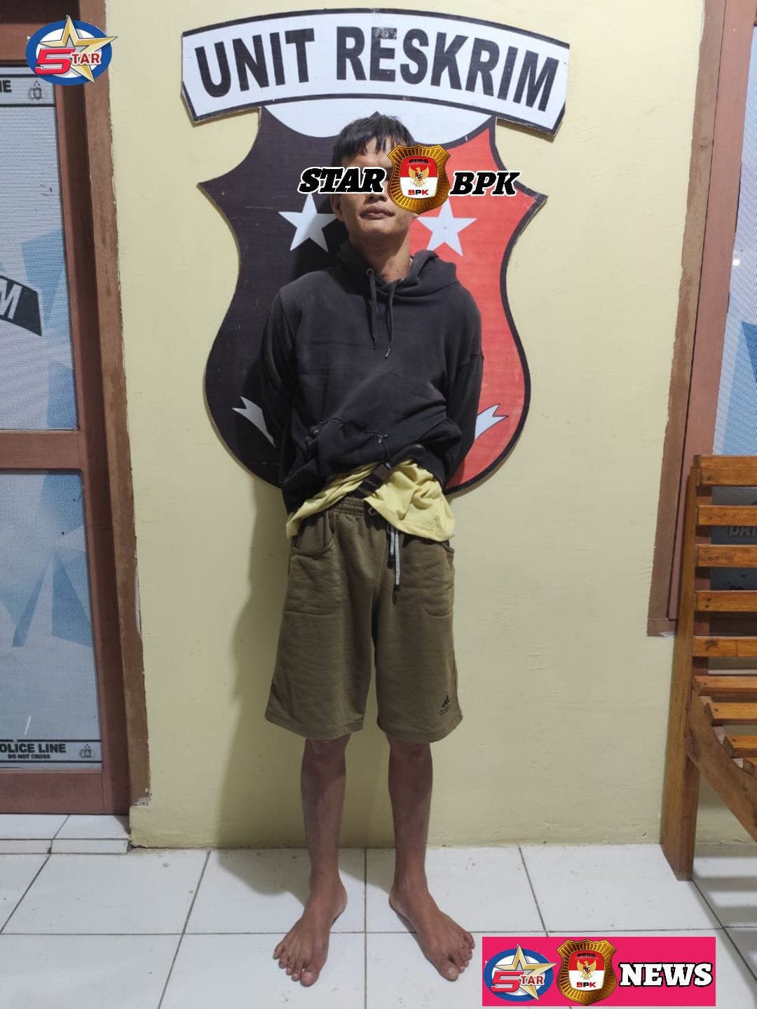 Patroli Hunting Dalam Ops Pekat 1 Musi 2025, Polsek Baturaja Barat Polres Oku Amankan Pelaku Berikut Senjata Tajam Jenis Pisau