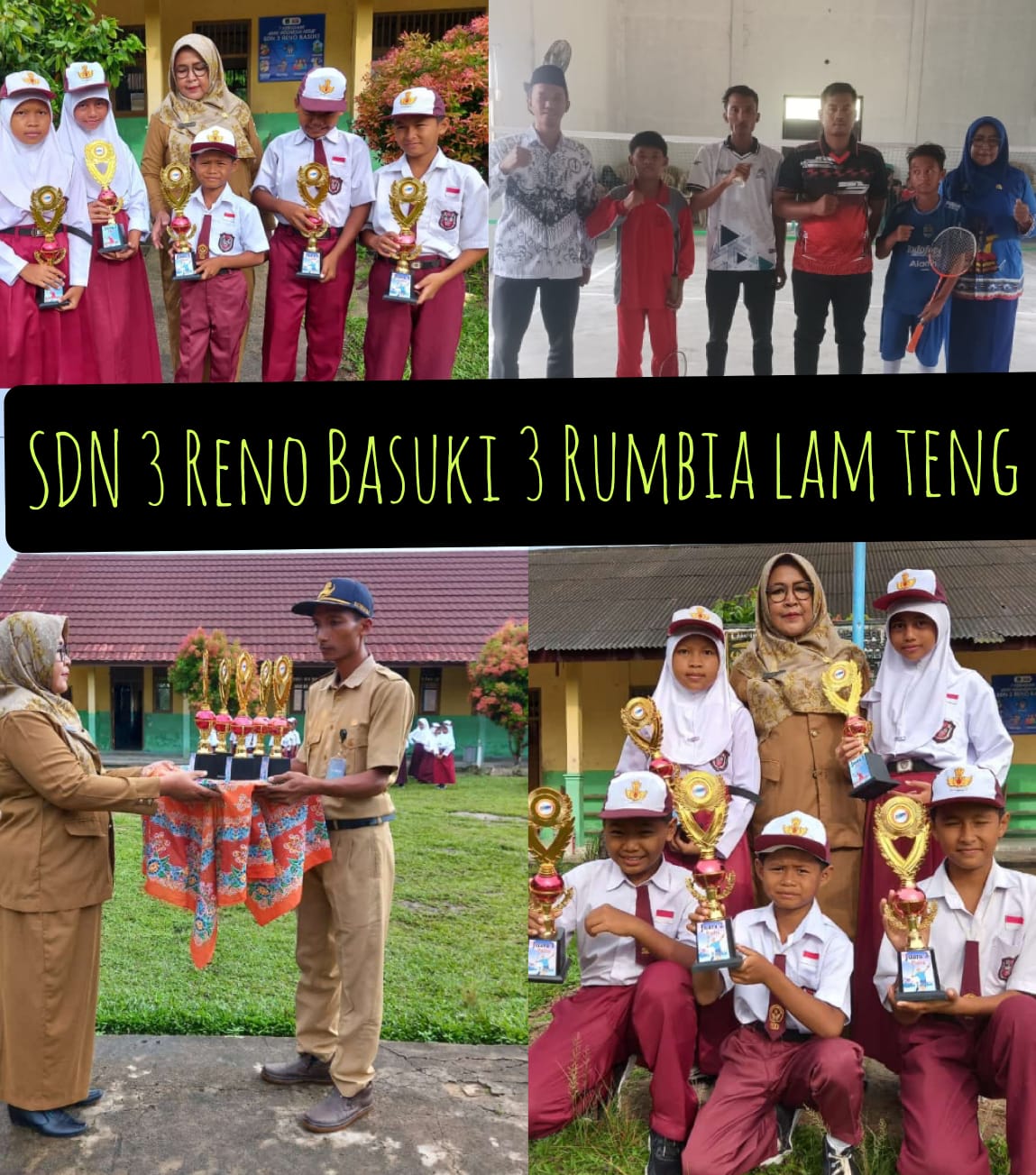 Murid SDN 3 Reno Basuki 3 Rumbia Membawa Nama Baik Sekolah Dengan Prestasi Dalam Lomba O2sn.