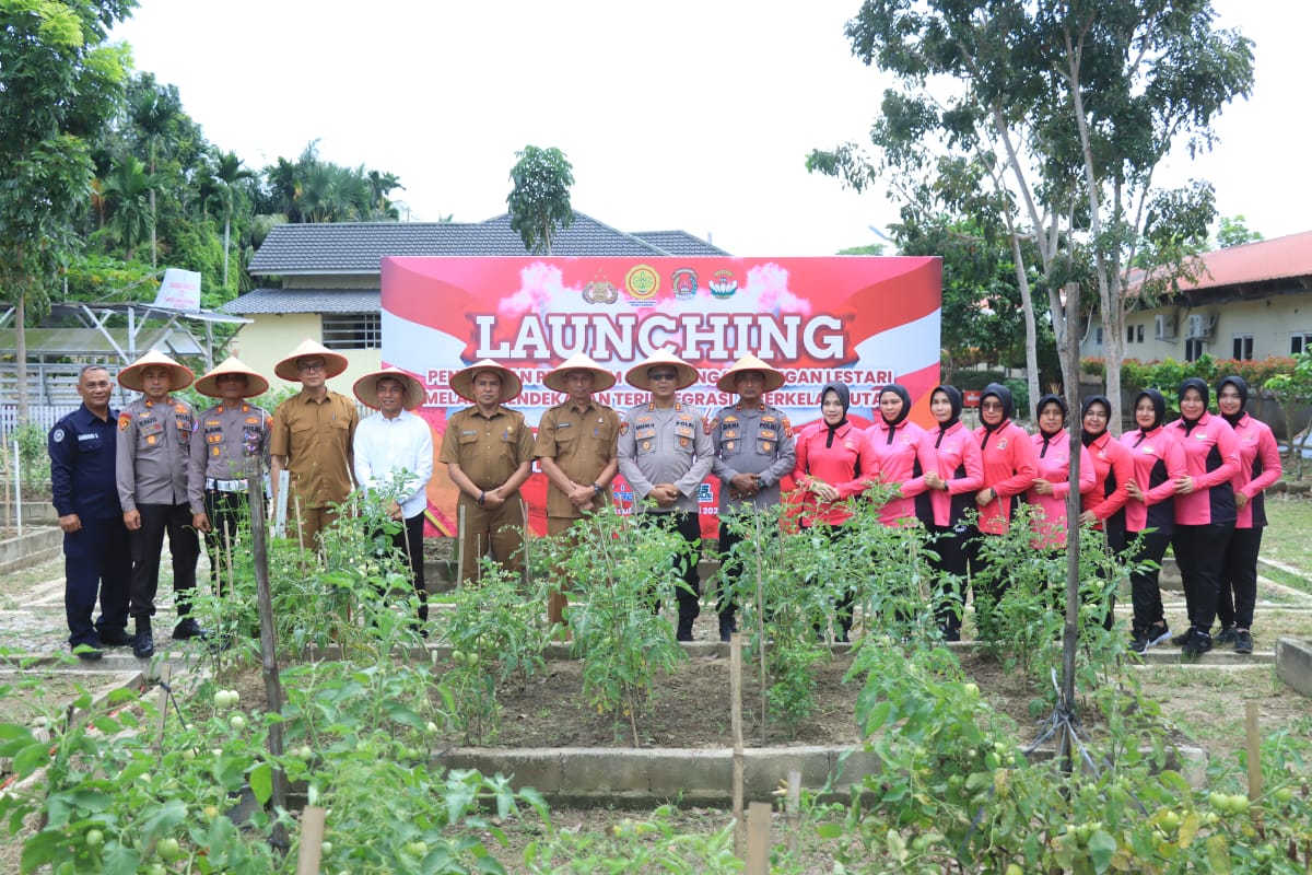 Polres Aceh Utara dan Bhayangkari Perkuat Ketahanan Pangan melalui Program P2L
