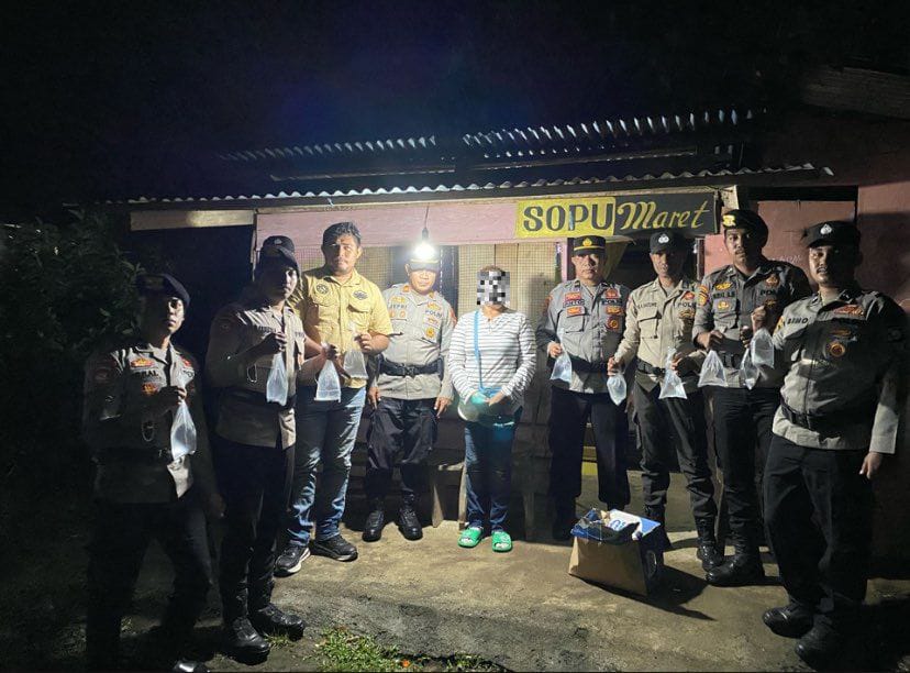 Polres Halbar Sita Puluhan Botol Miras dalam Operasi Pekat Kie Raha