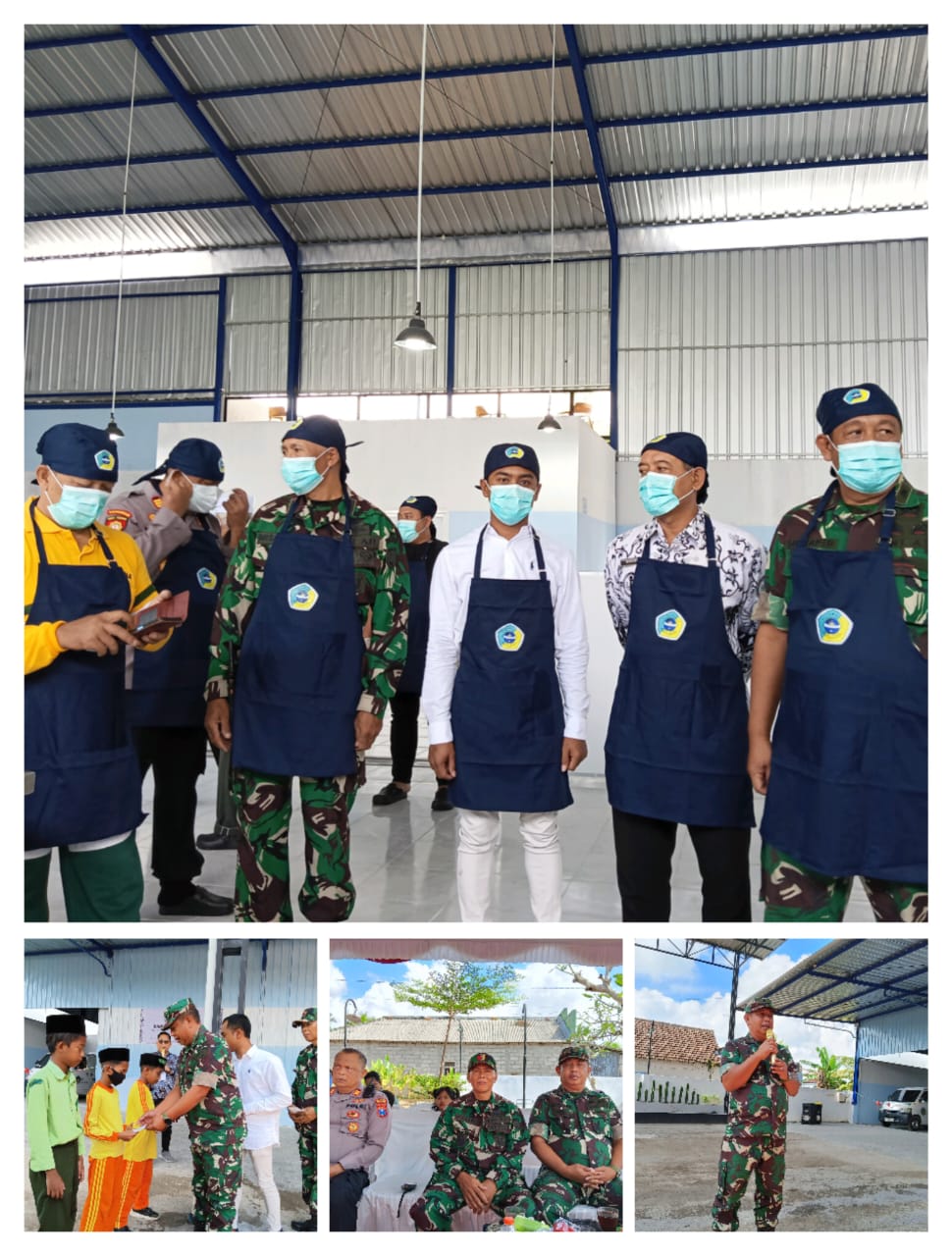 KASDIM 0825/BANYUWANGI RESMIKAN LAUNCHING MAKAN BERGIZI GRATIS DI SPPG JAMBEWANGI