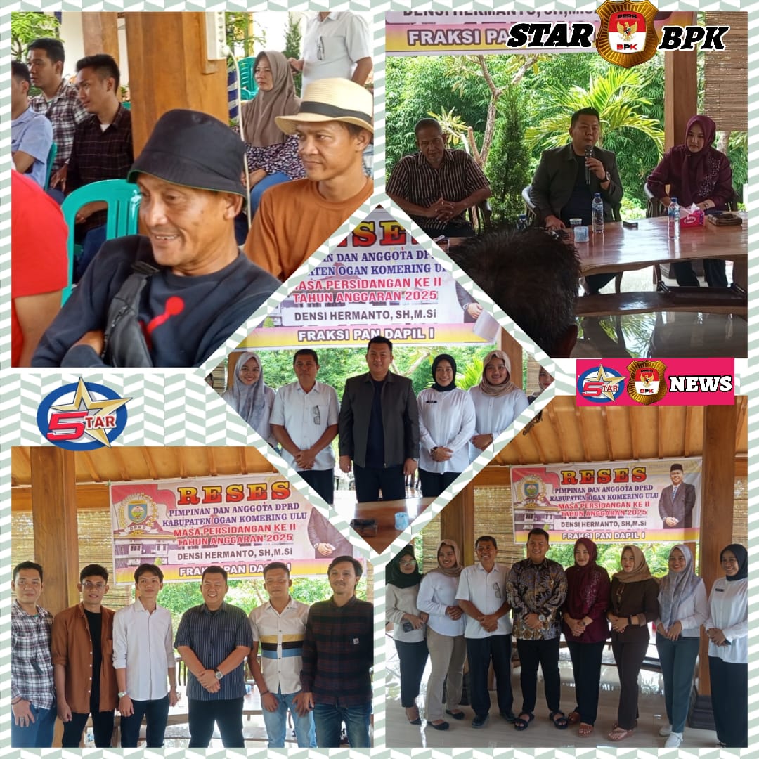 Reses Anggota DPRD Kab.OKU Densi Hermanto SH.,M.Si sampaikan harapan secara pribadi kepada masyarakat Dapil 1 kabupaten OKU dan keluarga besar nya