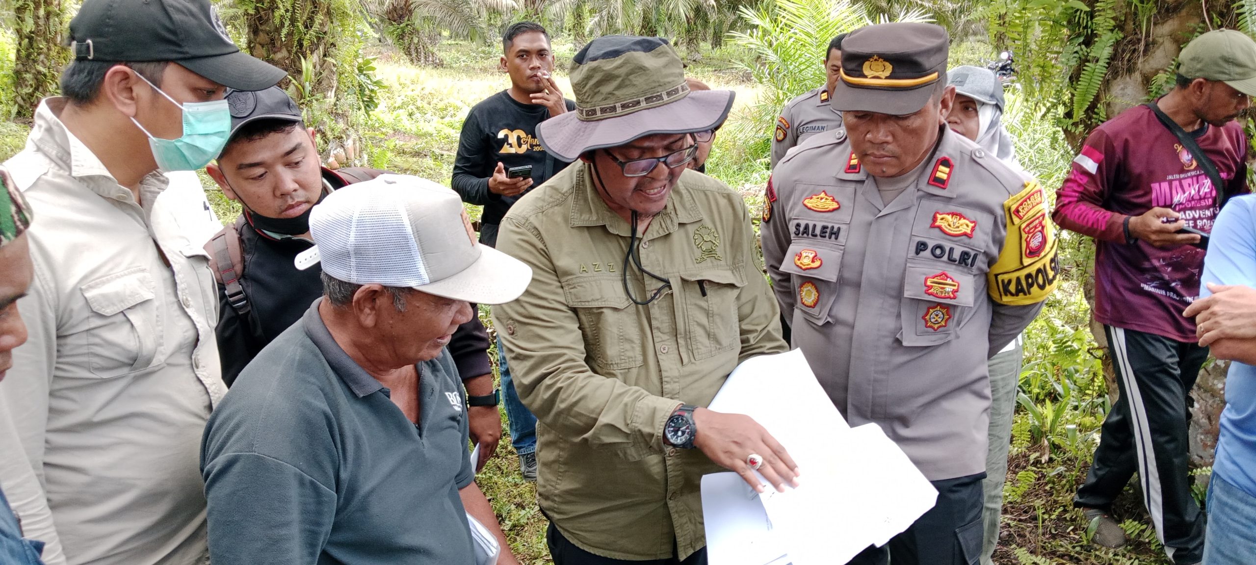PN Mempawah Lakukan Sidang Lapangan Dalam Kasus Sengketa Lahan di Rasau Jaya Mengarah Pada  Pembuktian