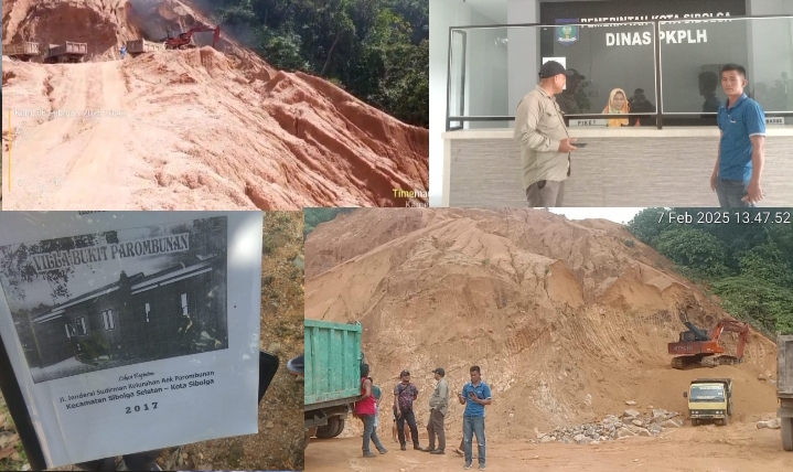 Dì Minta APH Kota Sibolga Tertibkan Galian C Di Parombunan, Diduga Beroperasi Tanpa Izin Resmi