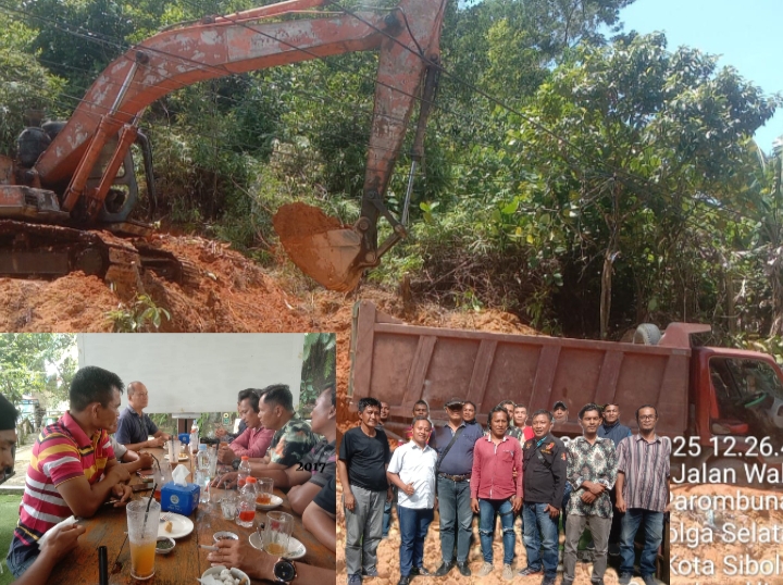 Klarifikasi Galian C Di Aek Parombunan. Hanya Untuk Mendatarkan Pertapakan Rumah 
