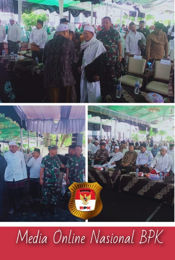 Kasdim 0825 Hadiri Reuni Akbar ke-11 Dan Haflah Akhirissanah Ponpes Mansya’ul Huda Tegaldlimo