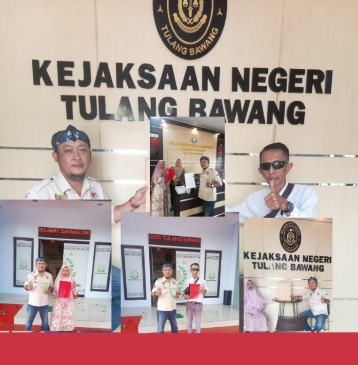 Diduga Korupsikan Dana BOS, DPK LPAKN-RI PROJAMIN Tuba, Laporkan SMAN 1 Menggala Ke Kejari Menggala Tuba.