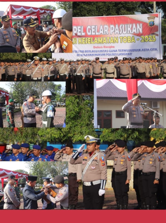 Ops Keselamatan Toba 2025, Kapolres Langkat: Sebagai Upaya Meningkatkan Disiplin Masyarakat
