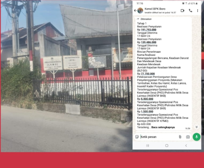 TOBA: 10/2/2025 Kepala Desa Sitangkola Kec.Lagu Boti DiDuga Korupsi DD Tahun 2023 -2024