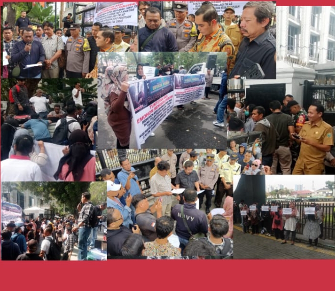 Aksi Demo di DPRD Sumut Tuntut ‘Nina Wati’ Agar Kembalikan Uang Hasil Penipuan Masuk TNI AD RINDAM*