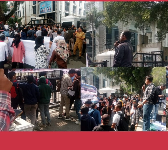 Aksi Demo di DPRD Sumut Tuntut ‘Nina Wati’ Agar Kembalikan Uang Hasil Penipuan Masuk TNI AD RINDAM*