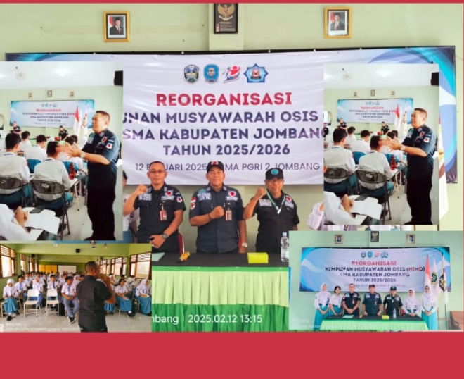 Sinergitas Cabang Dinas Pendidikan (Cabdindik) Wilayah Jombang Dengan WRC BIRENDRA Pada Acara Reorganisasi Himpunan Musyawarah OSIS HIMO Sebagai Narasumber*