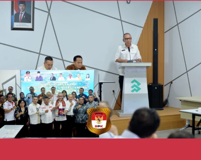 Pj Sekdaprov Sumut Saksikan Penandatanganan Kerja Sama dan Kesepahaman Toba Caldera UGG*