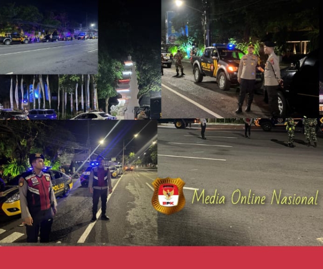 Jaga Kondusifitas Wilayah; Polresta Banyuwangi Gelar Patroli Skala Besar, Cegah Balap Liar di Titik Rawan