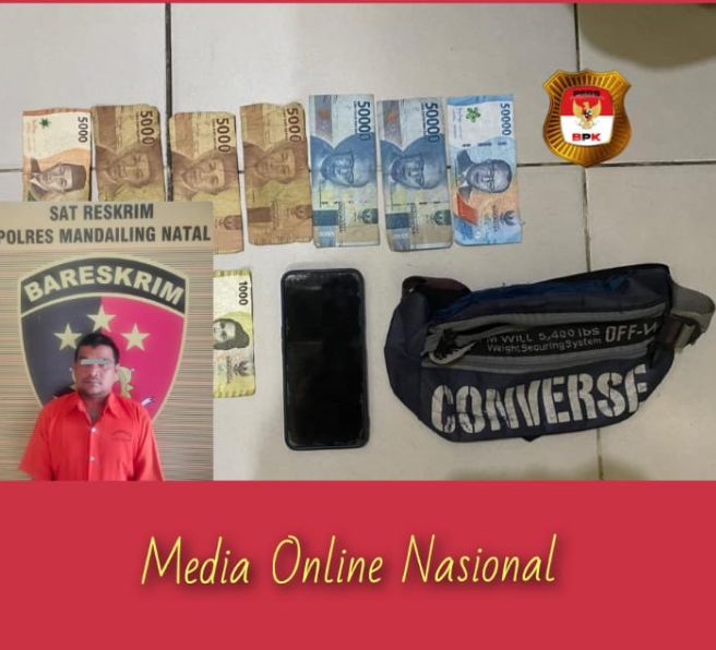 Satreskrim Polres Madina Tangkap Pelaku Judi Online di Sipolu-polu