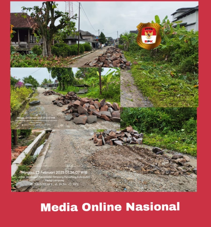Wiralaga 1 terus gempur perbaikan jalan dalam desa.