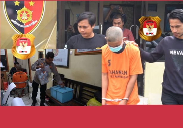 Polres Pamekasan Amankan Tersangka Pencuri Kotak Amal Masjid