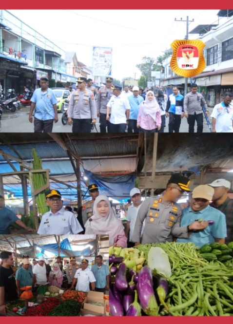 Jelang Bulan Suci Ramadhan, Kapolres Aceh Utara Cek Ketersediaan Dan Harga Sembako