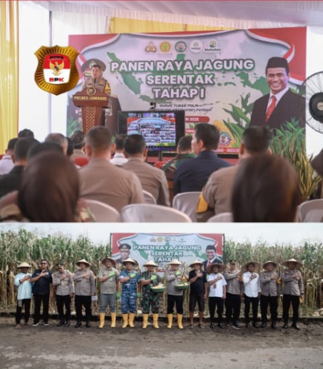 Guna Pencapaian Target Swasembada Dan Ketahanan Pangan, Polres Jombang Berkolaborasi Dengan Petani Dan Pemerintahan*