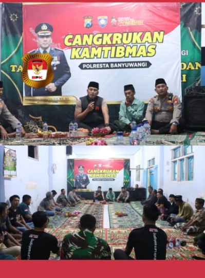 Serap Aspiirasi Masyarakat; Kapolresta Banyuwangi Gelar Cangkrukan Kamtibmas Sambut Ramadhan