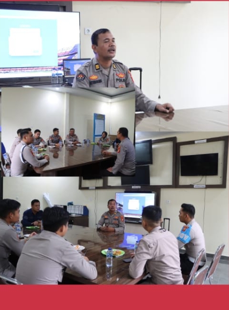 Polres Muara Enim Gelar Sosialisasi Literasi Digital untuk Personel Polres Muara Enim