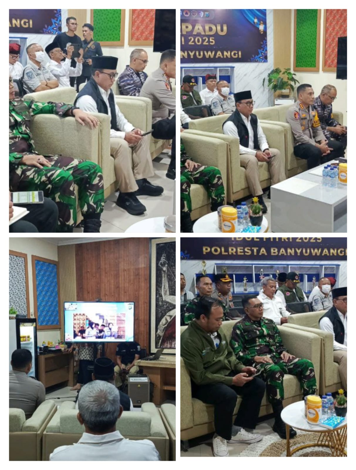 Dandim 0825/ Turut Vicon Pemantauan Sitkamtibmas Malam Takbir Idul Fitri 1446 H/2025 M