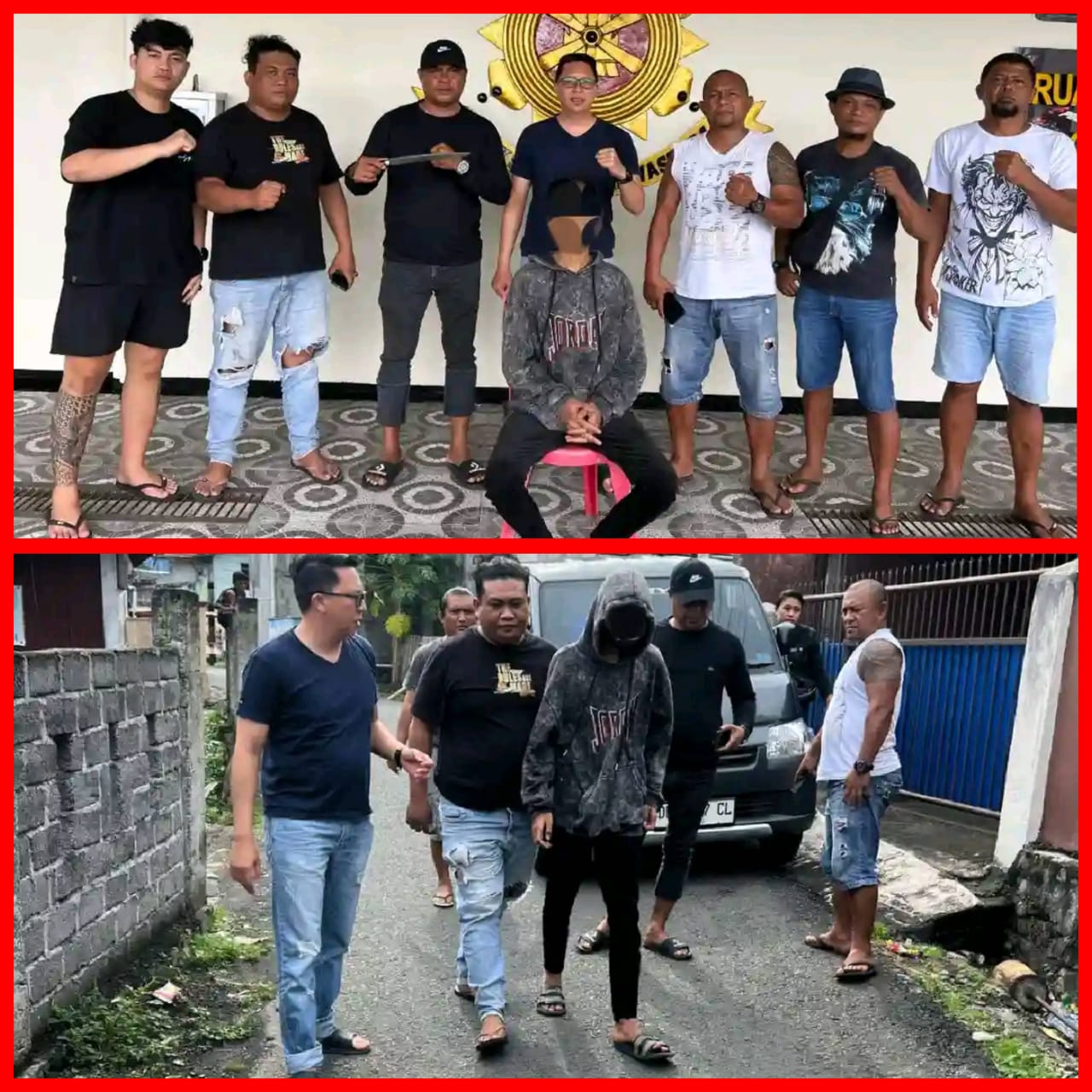 Kolaborasi Team Tarsius I Presisi Polres Bitung Bersama Team Resmob Polsek Maesa Tangkap Oknum Pembunuhan Di Sarikalapa Bitung,