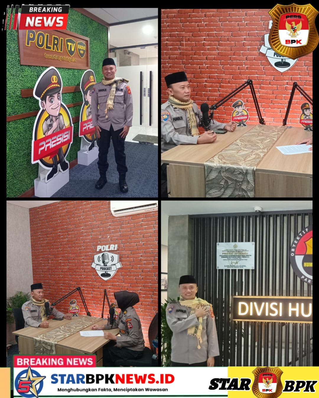 Bawa Nama Baik Institusi Kepolisian Di Wilayah OKU Sumsel, Aipda Hadi Suhendra Diundang Ke Mabes Polri