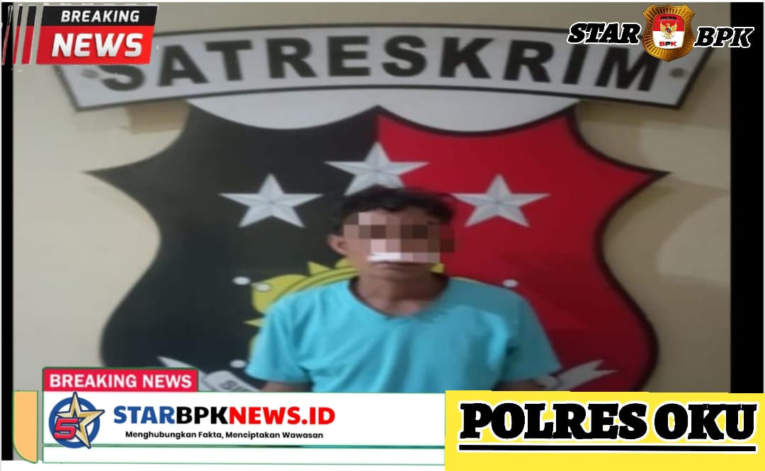Polres Oku Amankan Pelaku Dalam Kasus Penganiayaan Dengan Menggunakan Senjata Tajam